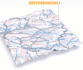 3d view of Kheyrābād-e Vālī