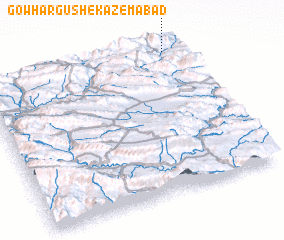 3d view of Gowhar Gūsh-e Kāz̧emābād