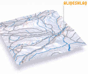 3d view of ‘Alī Qeshlāq