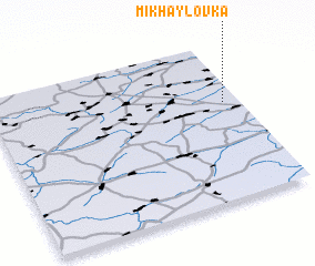 3d view of Mikhaylovka