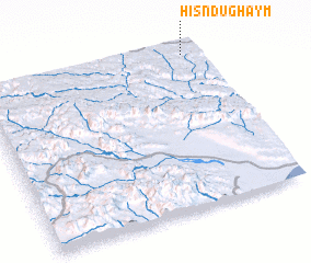 3d view of Ḩişn Dughaym