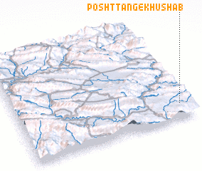 3d view of Posht Tang-e Khūshāb