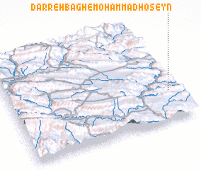 3d view of Darreh Bāgh-e Moḩammad Ḩoseyn