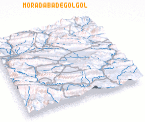 3d view of Morādābād-e Gol Gol