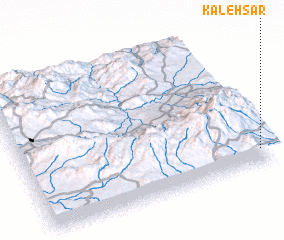 3d view of Kaleh Sar