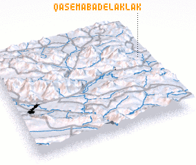 3d view of Qāsemābād-e Laklak