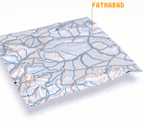 3d view of Fatḩābād