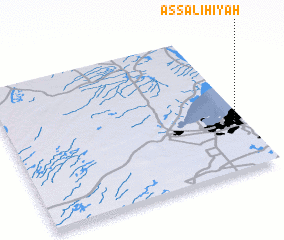 3d view of Aş Şāliḩīyah