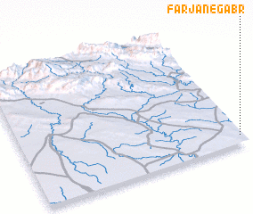 3d view of Farjān-e Gabr