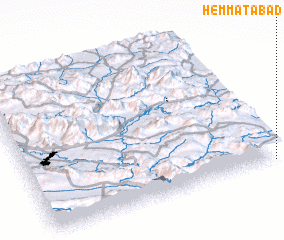 3d view of Hemmatābād