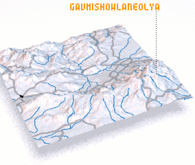 3d view of Gāvmīsh Owlan-e ‘Olyā