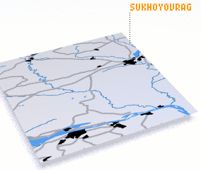 3d view of Sukhoy Ovrag