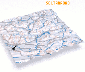 3d view of Solţānābād