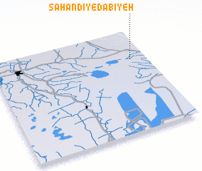 3d view of Sāhandī-ye Dabīyeh