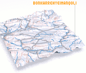 3d view of Bon Karreh-ye Īmanqolī