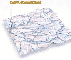 3d view of Kamūl-e Karam Khānī