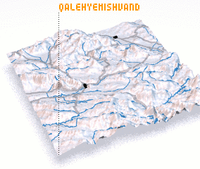 3d view of Qal‘eh-ye Mīshvand