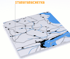 3d view of Staraya Racheyka