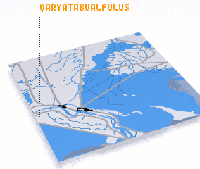 3d view of Qaryat Abū al Fulūs