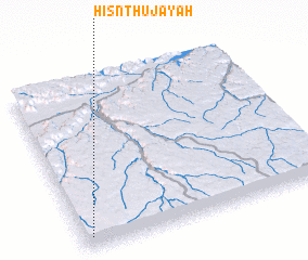 3d view of Ḩişn Thujay‘ah