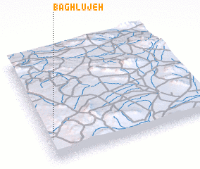 3d view of Bāghlūjeh