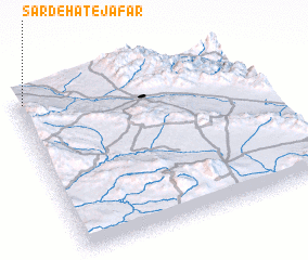 3d view of Sardehāt-e Ja‘far