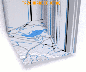 3d view of Tāzehkand-e Chenāq