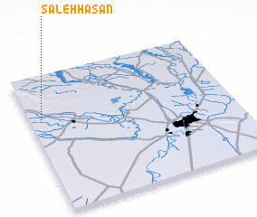 3d view of Şāleḩ Ḩasan