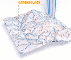 3d view of Qareh Bolāgh