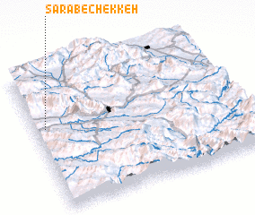 3d view of Sarāb-e Chekkeh