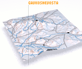 3d view of Gāv Kosh-e Vosţā