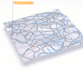 3d view of Yengī Kandī