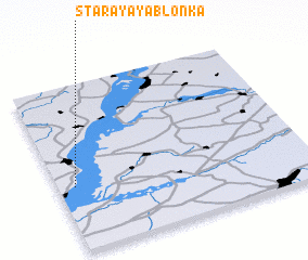3d view of Staraya Yablonka