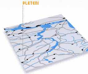 3d view of Pleteni