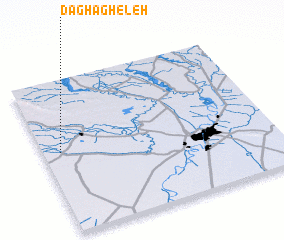 3d view of Daghāgheleh