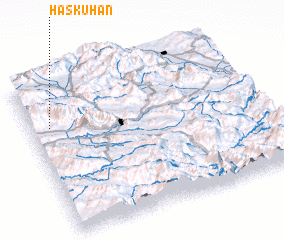 3d view of Ḩaskūhān