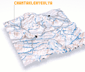 3d view of Cham Takleh-ye ‘Olyā