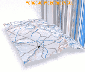 3d view of Yengejeh-ye Reẕā Beyglū