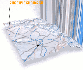 3d view of Pūgeh-ye Gūnī Dāgh