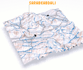 3d view of Sarāb-e Abdālī