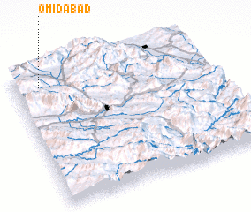 3d view of Omīdābād