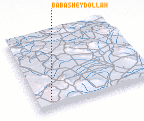 3d view of Bābā Sheydollāh