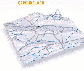 3d view of Qareh Bolāgh