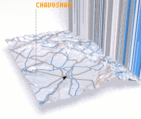 3d view of Chāvoshān