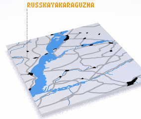 3d view of Russkaya Karaguzha