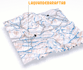 3d view of Laqvand-e Barāftāb