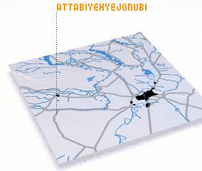 3d view of ‘Attābīyeh-ye Jonūbī