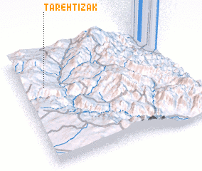 3d view of Tareh Tīzak