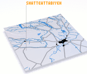 3d view of Shaţţ-e ‘Attābīyeh