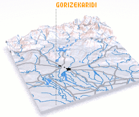 3d view of Gorīz-e Karīdī